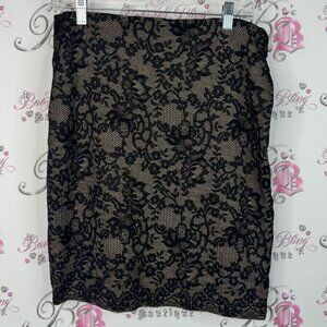 Brenda beddome skirt Lacie cream Chic Black Lace Pencil Skirt